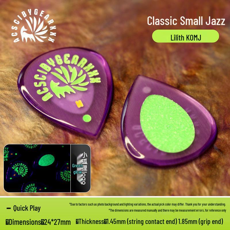 GEARXXX Nine-Tailed Fox Non-Slip Speed Pick for Folk/Electric Guitar & Bass.