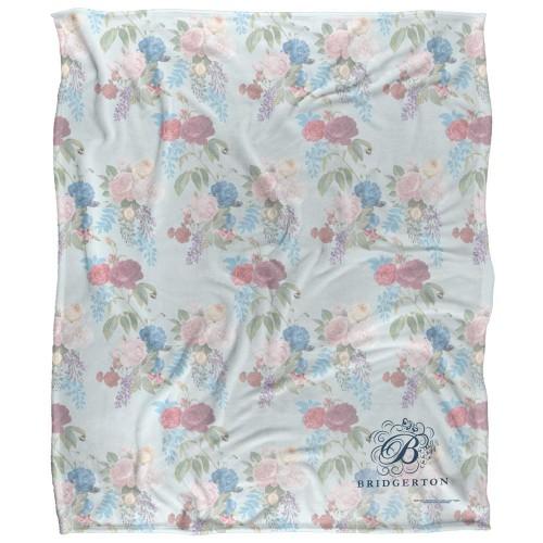 Bridgerton Silky Floral Supersoft Blanket