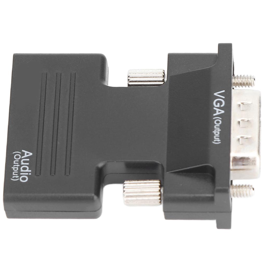 Мультимедийный интерфейс HD Female to VGA Male Converter с аудиокабелем 3,5 мм для ноутбуков, ПК, мониторов