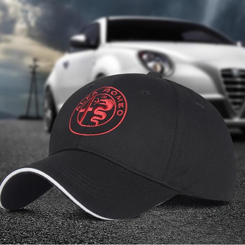 Для Alfa Romeo 2026 Горячая наклейка Для Alfa Romeo Giulietta GT 159 147 156 Mito Brera Giulia F1 Stelvio Модные Бейсболки Регулиру