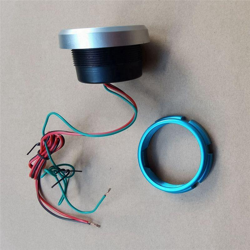 AC34-52Mm Oil Pressure Gauge Car Digital Meter LED Display Without Sensor Round Digital Oil Gauge