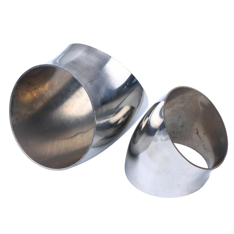 45° Weld Elbow Corrosion Resistant 304 Stainless Steel Butt Weld Pipe Fitting 16-80mm OD for Gas Pipelines
