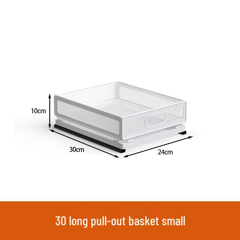 Многоярусная выдвижная кухонная корзина для хранения закусок, приправ и банок