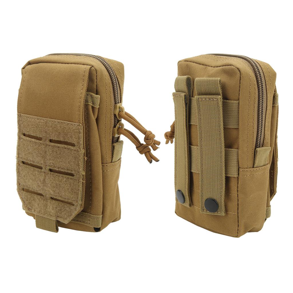 Molle Mobile Phone Belt Pouch Multipurpose Utility Waist Bag Men s Double Layer Waist Pack for Outdoor Camping Fishing