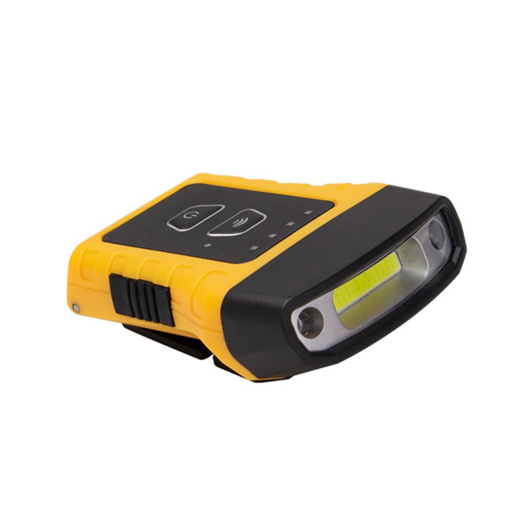Cob Led Cap Light 180 Degrees Rotatable Usb Charging Strong Light Clip On Headlamp Head Flashlight