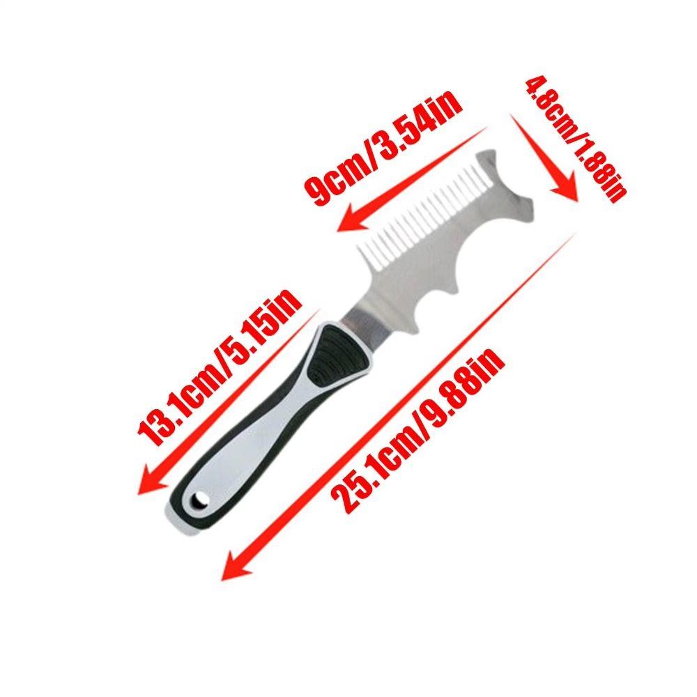 4 in 1 Paint Brush Comb Thickened Stainless Steel Tool  Rollers Cleaning