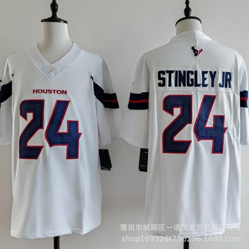 Mens Vintage Texans 7 Stroud Football Jersey Team Sports Training Game Shirt