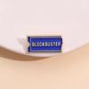 Эмалированный значок Blockbuster Video Ретро Фильмы Билет Коллекционный Металлическая брошь Лацкан Рюкзак Значок Модная бижутерия Подарок друзьям