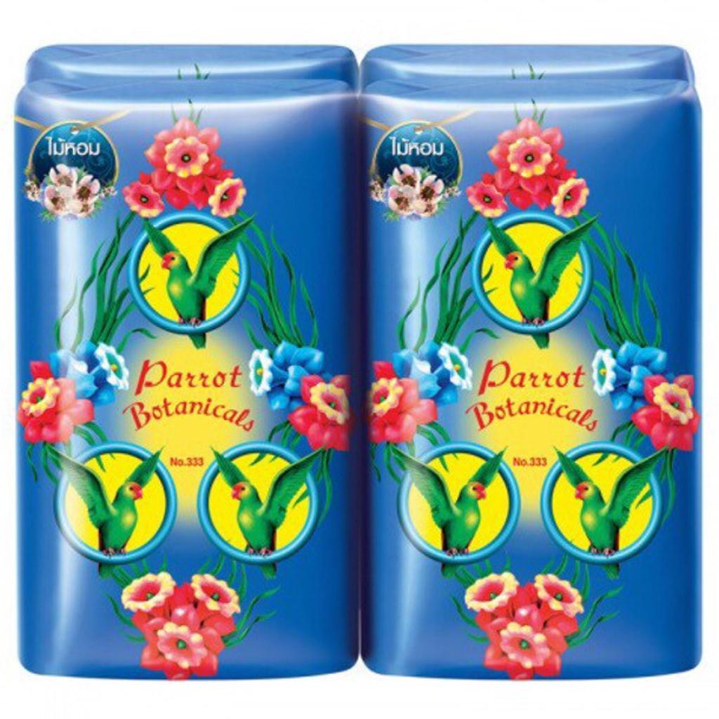 Parrot (Nokkaew) Мыло Botanical 70 г / 105 г x 4 шт - тайское