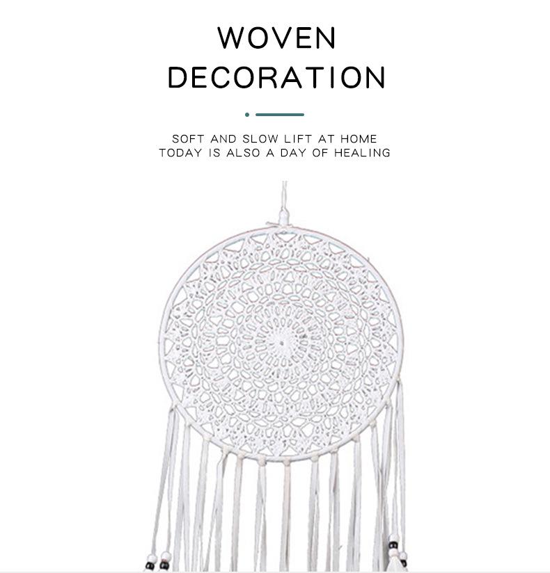 Скандинавский Чисто Белый Нож Ловец Снов Настенный Декор Орнамент