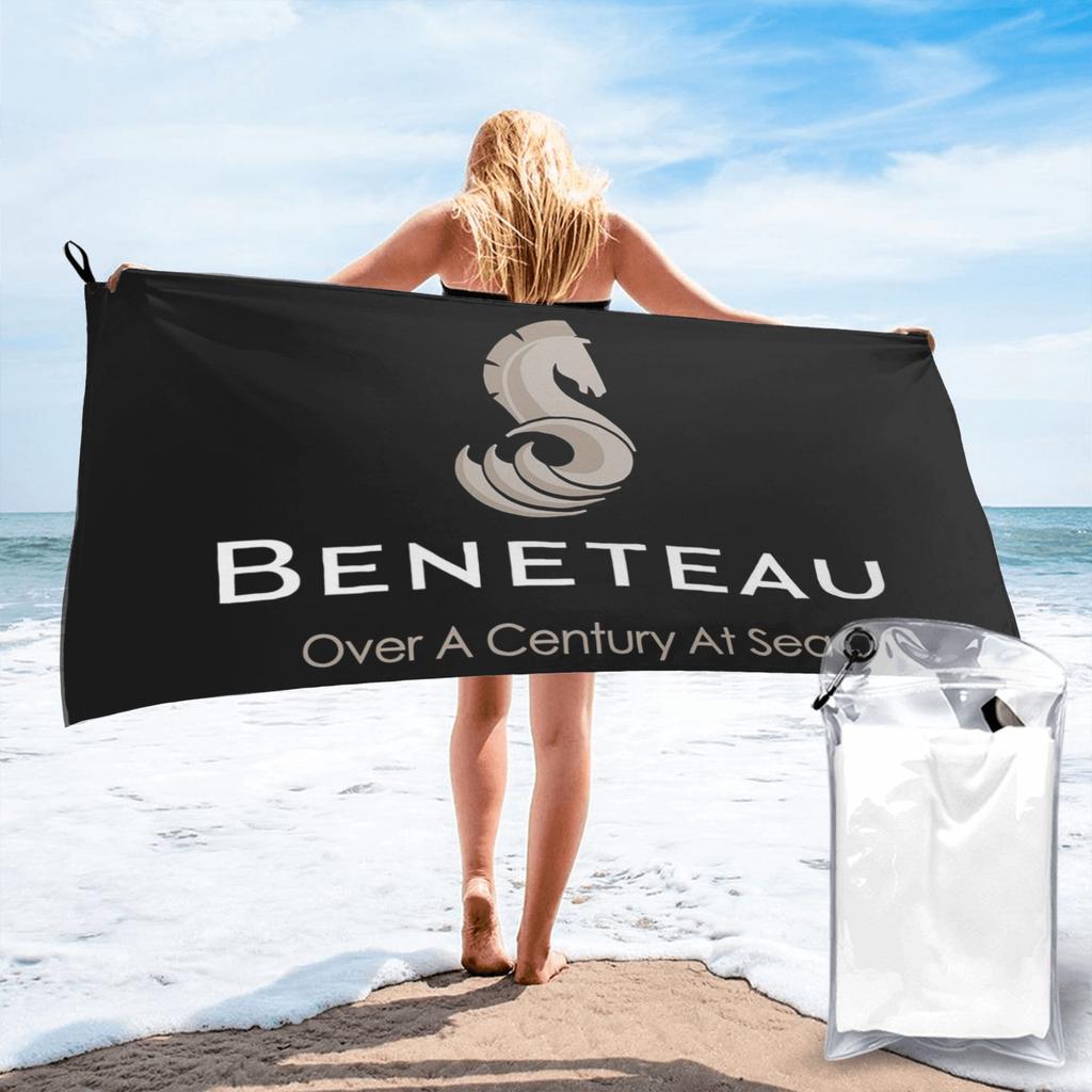 Парусная яхта Beneteau Парусная яхта КАРМАННАЯ БОКОВАЯ Пляжное полотенце Мягкое микроволокно Быстросохнущее Впитывающее Быстрые полотенца Для плавания