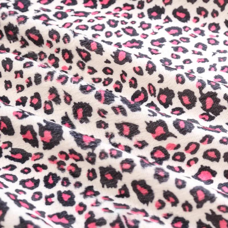 100x150cm Short Plush Fabric Leopard Tiger Cow Pattern Fabric For Diy Garment Sofa Cover Toy Carpet Sewing Patchwork Accessories