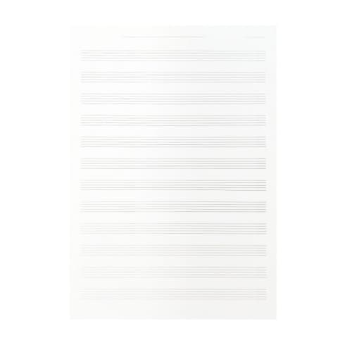 A4 size music sheet, single-sided, 40 sheets, 5 lines, perfect size for band files and sheet music files