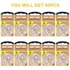 Mini Invisible Hearing Aids Amplifier With 60Pcs A10 Batteries Combination Set For Deafness Ear Senior Listening Devices RAYOVAC PEAK Zinc Air10/A10
