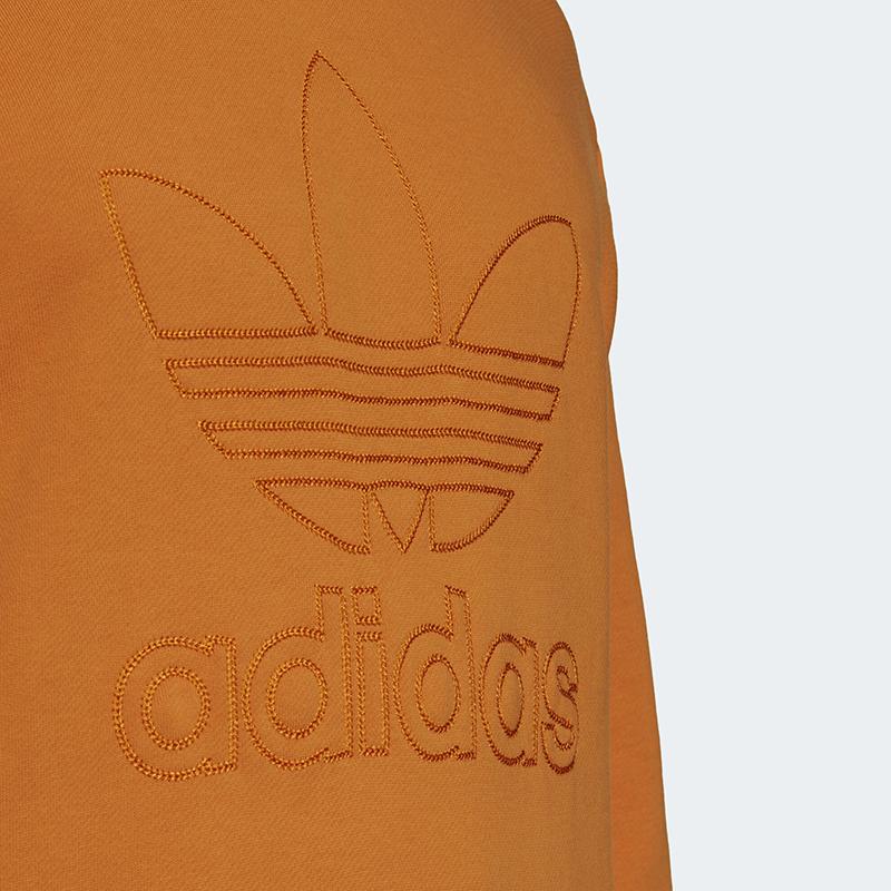 adidas Свитшоты Originals Мужские Оранжевые С капюшоном Умеренный Обычный H13503