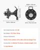 Shipping Container Wheels 8-Lug Wheels Kit, Heavy Duty Shipping Container Axle with Ratchet Tie Down-Moves 6 m-12 m, Secure Transport for Dock,