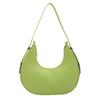 Niche Solid Color Design Bag Women's 2024 New Trendy Simple Personalized Underarm Crescent Bag Personalized Portable Shoulder Bag