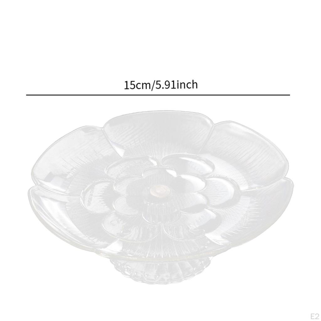 Акриловая подставка для фруктов и кексов, поднос для сервировки с основанием Home Snacks