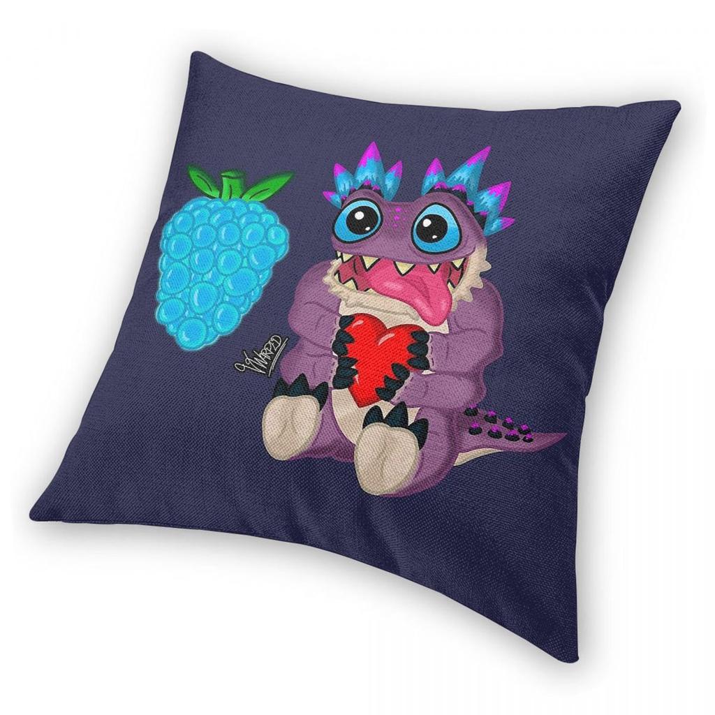 Klombo Loves His Klomberries Pillowcase Polyester Linen Velvet Printed Zip Decorative Throw Pillow Case Home Cushion Cover