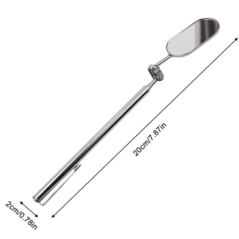 Механическое зеркало с вращением на 360 градусов и светодиодной подсветкой. Инструменты для проверки механических автомобилей. Для проверки мелких деталей автомобиля.