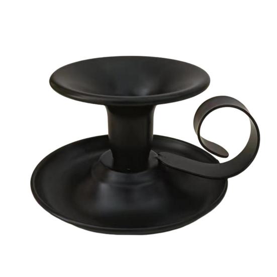 1/2Pcs Vintage Iron Taper Candle Holder Metal Candlestick with Handle Home Living Room Christmas Wedding Party Candle Stand Table Centerpiece
