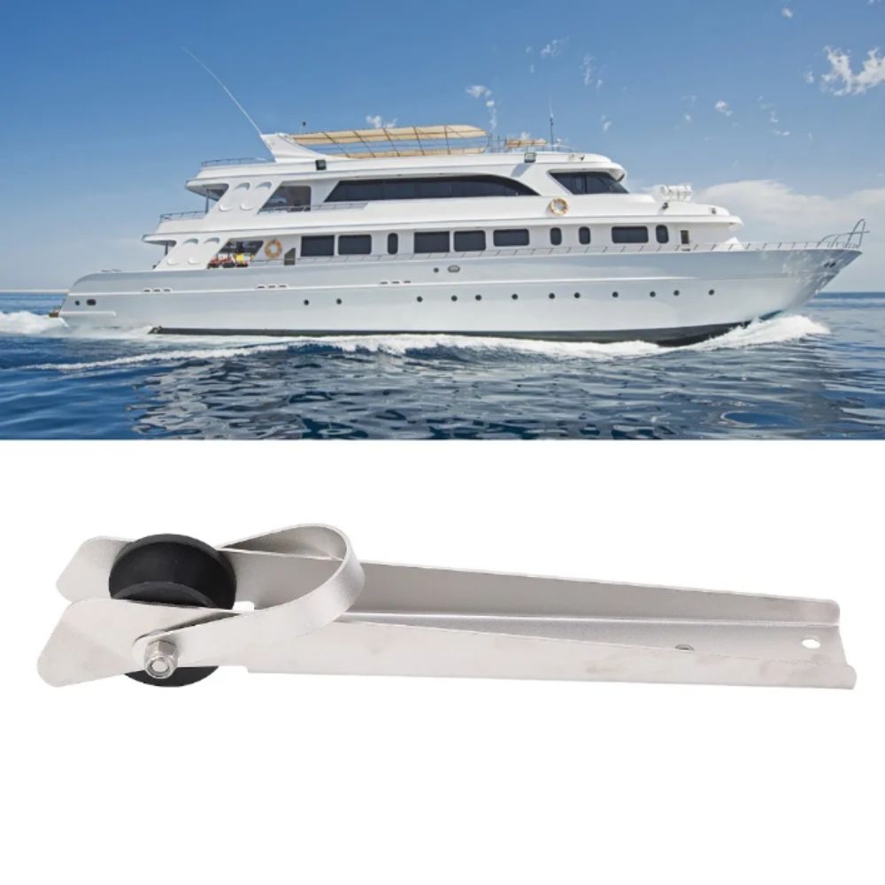 316 Stainless Steel Anchor Wheel 390mm Size Boat Accessories Yacht Marine Hardware Bow Mounting