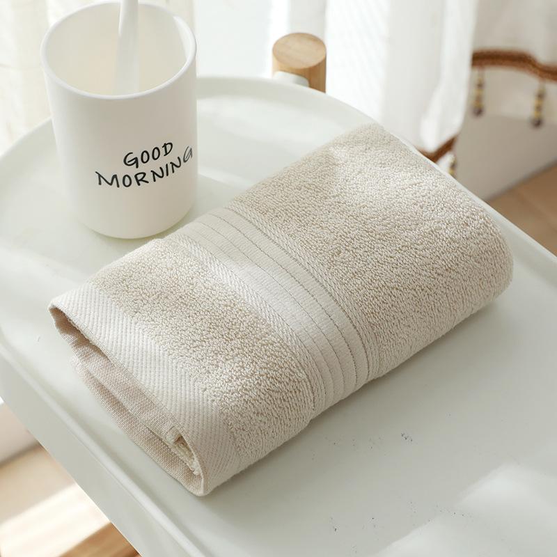 T008A new Custom made soft 100% Cotton pink beige blue For Adults Strong Water Absorption Washcloth Home face towel