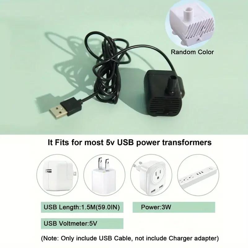 USB Electric Mute 1.2L Pet Water Fountain Automatic Cat Drink Bowl Filter Pet Drinking Dispenser Drinker For Cats Water Filter