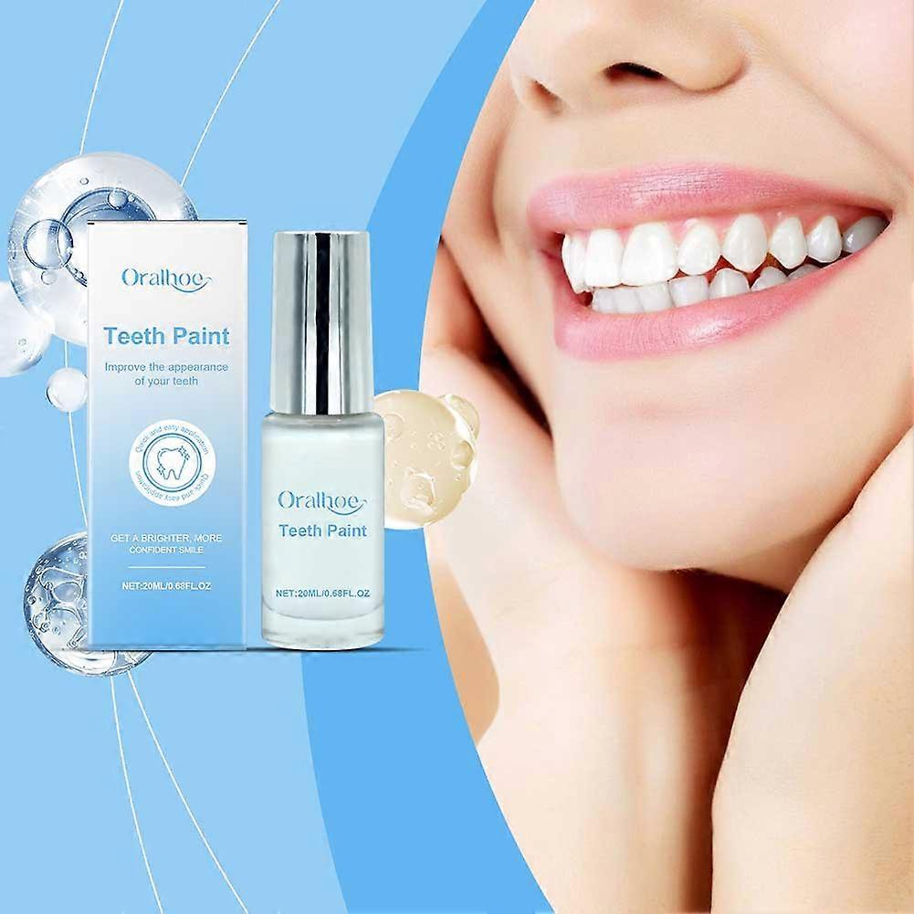 Teeth Paint Instants Tooth Whitening Paint Remove Stains Plaque Oral Care Essences for Home Travel