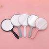 Handheld Makeup Mirror Round-shaped Eyelash Mirror Portable Small Mirror Hand Mirror SPA Salon Compact Mirrors Makeup Gadgets
