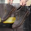 Модные мужские ботинки из натуральной кожи, в британском ретро-стиле, модные, для вечеринок, для отдыха, для бизнеса, горячо продаваемые, качественная обувь, роскошные, молодежные, на шнуровке