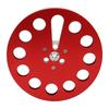 1 4 7 Inch Takeup Reel Universal 11 Holes Wind Resistance Holes Empty Tape Reel for Recording Red