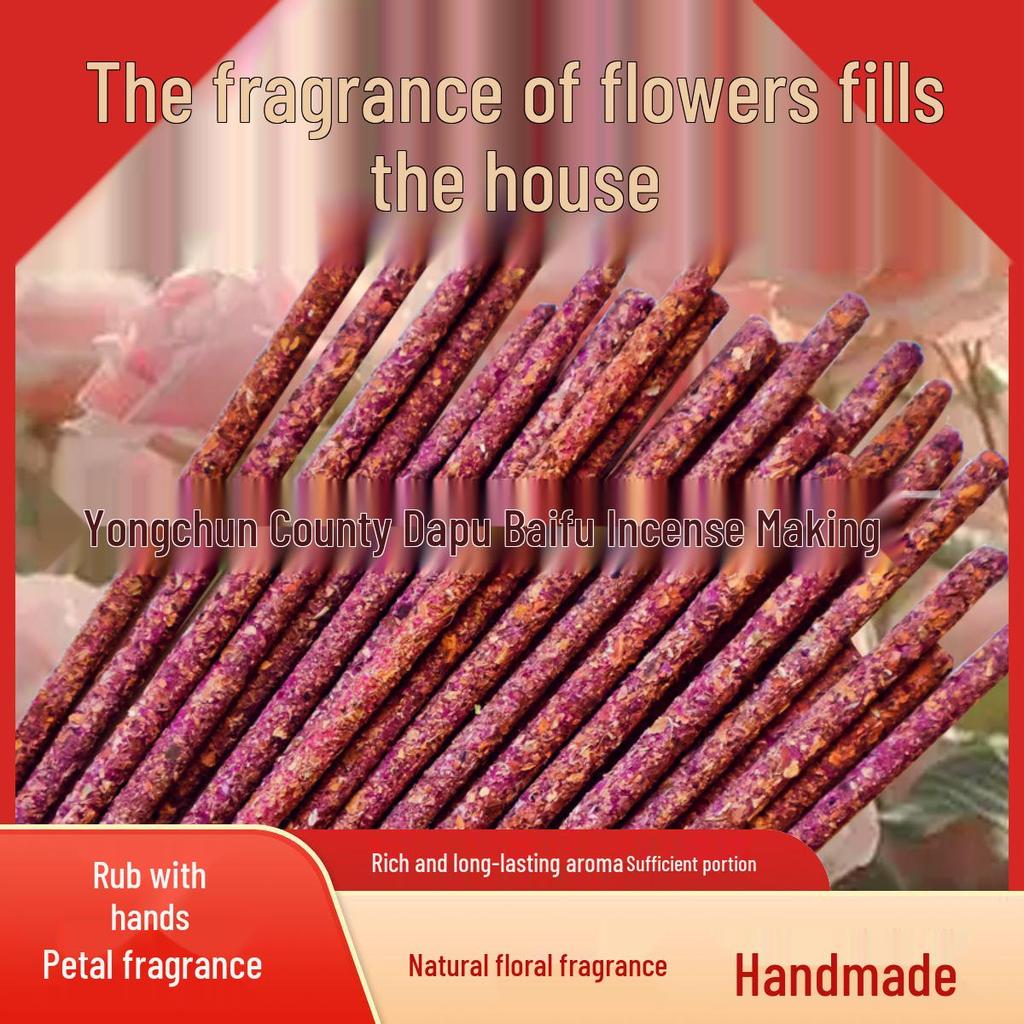 Ручная работа, ароматические палочки «Лепестки цветов»: Роза, Жасмин, Гардения, Османтус, Лаванда - Идеально для домашнего использования