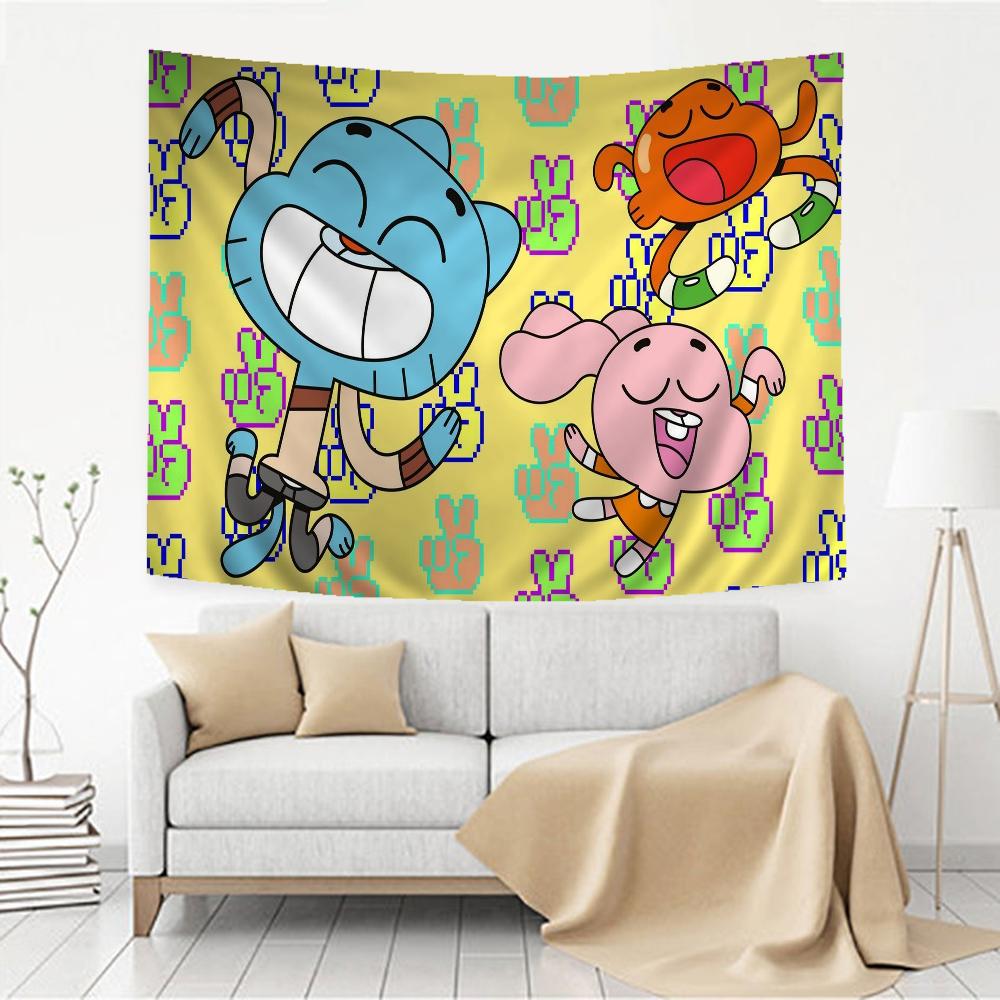 Fantastic Agan World Cartoon Tapestry Wall Hanging Decoration Home Home Decor Living Room Bedroom Office Wall Hanging