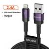 Кабель Toocki из алюминиевого сплава USB для быстрой зарядки iPhone 13/12
