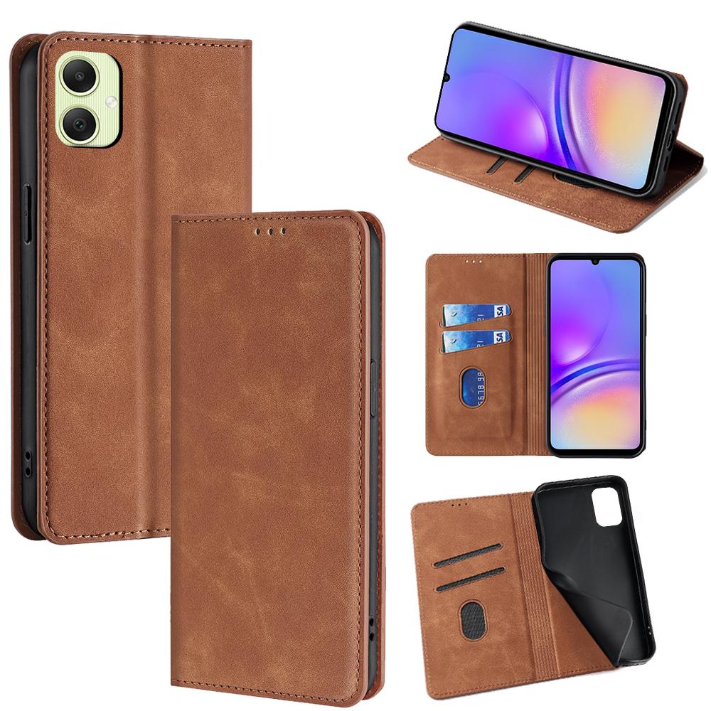 For Samsung Galaxy A05 4G Case Card Holder PU Leather Magnetic Closing Phone Cover