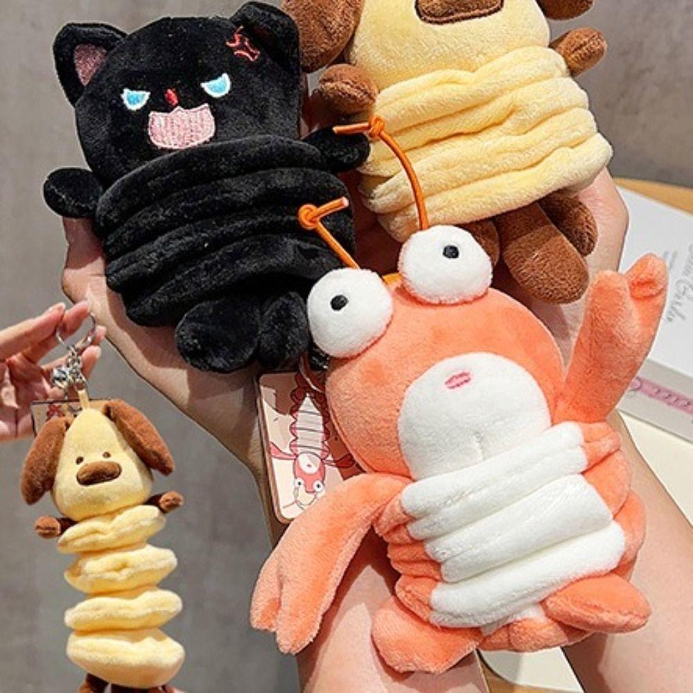 Мягкая мультяшная кукла брелок игрушка плюшевый подвесной орнамент милые животные плюшевый брелок студент