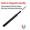Precision Screwdriver Set 25 in 1 Screw Driver Set Hexagonal Flat Head Magnetic Bits for iPhone PC Watch Camera Glasses Plastic