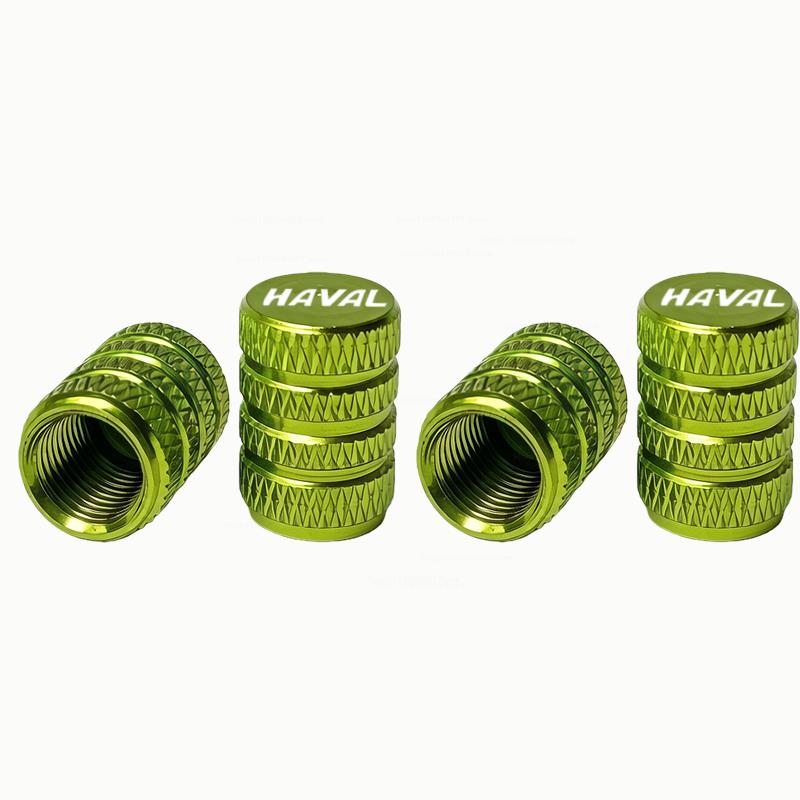 4 шт. Для Haval H1 H2 H3 H6 H7 H9 M6 F7X Great Wall Колпачки на ниппель колеса автомобиля Колпачки на стержень шины Пылезащитные Водонепроницаемые Автомобильные аксессуары Колпачки на стержень1