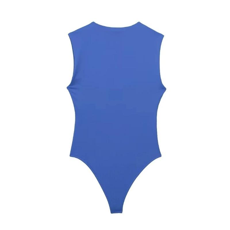 Woman Sleeveless Bodysuit Female Square Neck Summer Swimsuits Sexy Lingerie Lady Bodysuits