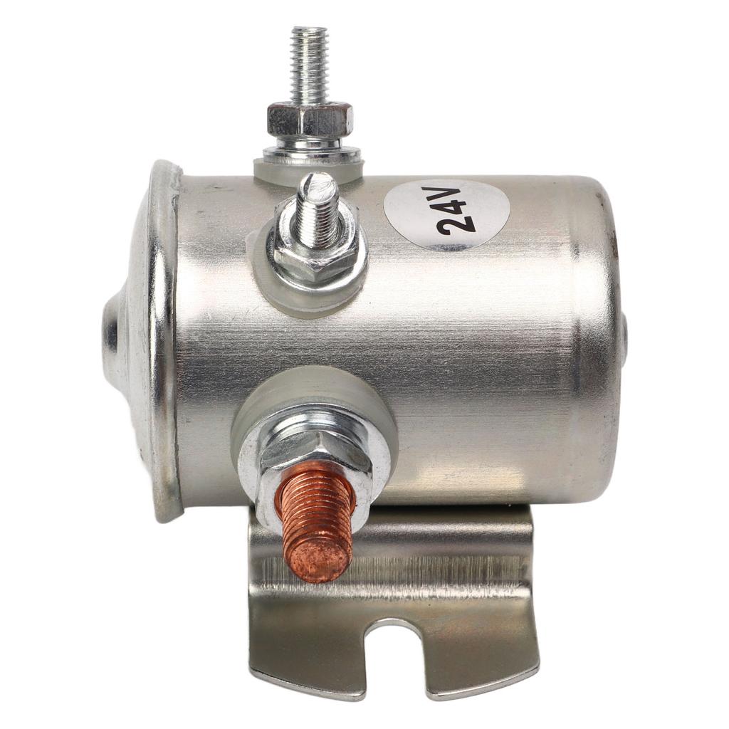 200A 24V Motor Starter Relay 1114208 Dustproof Starter Relay Solenoid for Winches Boats Club Car