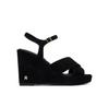 Сандалии Suede Wrapped High Wedge