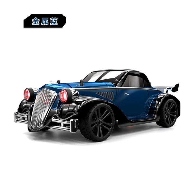 Радиоуправляемая машина 2.4G 4WD Ретро Дрифт RC Автомобиль 1:Высокоскоростная радиоуправляемая винтажная машина масштаба 1:16 со светодиодной подсветкой, детская игрушка, подарок