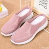 Fashion 2025 New Women's Shoes Outdoor Large Sized Half Slipper Casual Breathable Soft Soled Shoe Ladies Comfortable Mom Shoes Zapatos