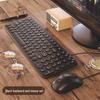 BOW Беспроводная клавиатура и мышь, Bluetooth, для женского офиса, ноутбука и настольного компьютера
