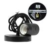 Decorative Pendant Lamp E27 Gold Fixture Black Cable Loft