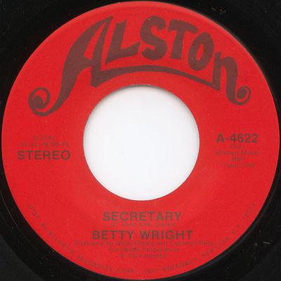 7-дюймовая пластинка БЕТТИ РАЙТ - Секретарь / Цени свою любовь A4622 Alston Records 1974 США Соул/Фанк Б/У