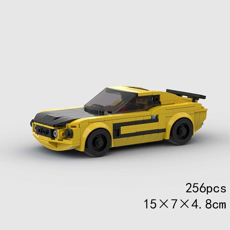 Скоростной кабриолет MOC Автомобиль Супергонка Техническое транспортное средство Модель Строительный блок Гоночный Раллийный Спортивный Кирпич Рождественский Подарок Игрушка Город