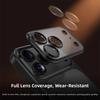 Luxury Plating Frosted Translucent Phone Case For iPhone 17 16 15 14 13 12 Pro Max Air Original Color Glass Lens Protection Matte Bumper Cover