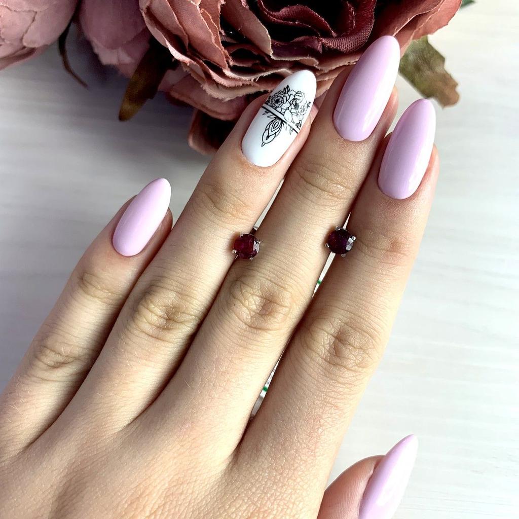 Silver Earrings with Natural Ruby 1.345ct (2007012)